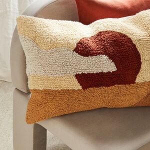 H&M tufted sunset pillow cover